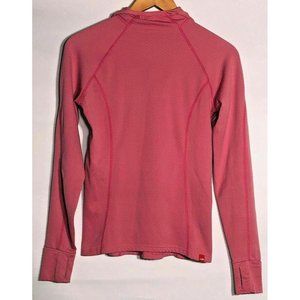 North Face‎ Hooded Top Women's XS Pink Vapor Wick Hoodie Stretch Thumb Hole